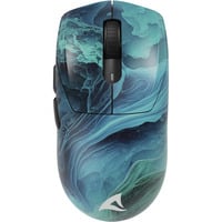 Sharkoon SKILLER SGM25W Ocean  , Gaming-Maus türkis/blau