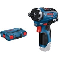Bosch Professional Akkuschrauber GSR 12V-35 HX solo Professional, 12Volt blau/schwarz, ohne Akku und Ladegerät, mit L-BOXX