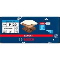 Bosch Professional Expert M480 Netzstruktur-Schleifblatt Ø 125mm, K120 50 Stück, für Exzenterschleifer