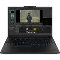 Lenovo ThinkPad P16s G5 Intel (21XE001GGE), Notebook schwarz, Intel® Core™ Ultra 7 356H, NVIDIA RTX PRO 1000, 32 GB LPDDR5X, 1 TB (1 TB SSD), Windows 11 Pro