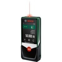 Bosch Heimwerken & Garten Laser-Entfernungsmesser AdvancedDistance 50C grün/schwarz, Reichweite 50m, Bluetooth