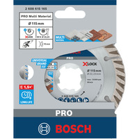 Bosch PRO Multi Material X-LOCK Diamant-Trennscheibe, Ø 115mm Bohrung 22,23mm