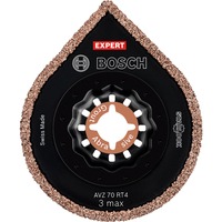 Bosch Professional EXPERT Mörtelentferner AVZ 70 RT4 3 max, Ø 70mm, Sägeblatt 10 Stück, Carbide-RIFF, Schnittbreite 2,5mm