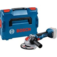 Bosch X-LOCK Akku-Winkelschleifer GWX 18V-10 Professional solo, 18Volt blau/schwarz, ohne Akku und Ladegerät, mit L-BOXX