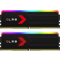 PNY DIMM 32 GB DDR5-6000 (2x 16 GB) Dual-Kit, Arbeitsspeicher schwarz, MD32GK2D5600036XRGB, XLR8 Gaming EPIC-X RGB, INTEL XMP, AMD EXPO