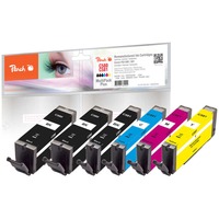 Peach Tinte Spar Pack Plus 320448 kompatibel zu Canon PGI-580, CLI-581, 2078C005