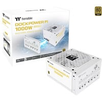 Thermaltake Dockpower FI 1000W Snow, PC-Netzteil weiß, 1x 12-Pin High Power GPU, 5x PCIe, Kabelmanagement, 1000 Watt