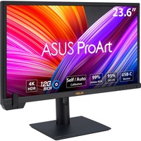 ASUS ProArt PA24US, LED-Monitor 59.94 cm (23.6 Zoll), schwarz, 4K UHD, IPS, HDMI, DisplayPort, USB-C, HDR, integriertes Farbmessgerät