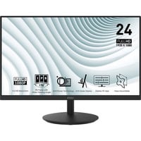 MSI PRO MP242 E14A, LED-Monitor 60.5 cm (23.8 Zoll), schwarz, FullHD, IPS, HDMI, DP, VGA, Game Ready, 144Hz Panel