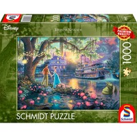 Schmidt Spiele Thomas Kinkade Studios: Disney Dreams Collection - Die Prinzessin und der Frosch, Puzzle 1000 Teile