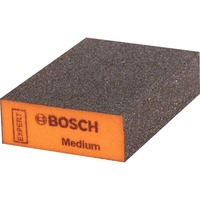 Bosch Expert S471 Standard Schleifblock, mittel, Schleifschwamm orange, 97 x 69 x 26mm