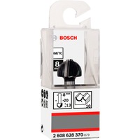 Bosch PRO Wood Hohlkehlfräser, Ø 20mm, Radius 10mm Schaft Ø 8mm, zweischneidig
