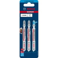 Bosch Professional EXPERT Stichsägeblatt T 128 BHM 'Laminate Clean' 3 Stück