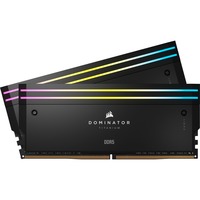 Corsair DIMM 96 GB DDR5-6400 (2x 48 GB) Dual-Kit, Arbeitsspeicher schwarz, CMP96GX5M2B6400C32, Dominator Titanium, INTEL XMP