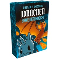 Asmodee Unstable Unicorns - Drachen Erweiterungsset, Kartenspiel Erweiterung