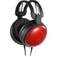 Audio-Technica ATH-AWAS/F, Kopfhörer schwarz/rot, Klinke