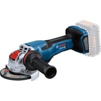 Bosch Professional PRO X-LOCK Akku-Winkelschleifer BITURBO GWX 18V-15 P Professional solo, Ø 125mm blau/schwarz, ohne Akku und Ladegerät, in L-BOXX