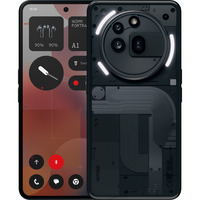 Nothing Phone (3a) Pro 256GB, Handy schwarz, Android 15, 12 GB