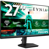 Philips Evnia 27M2N3500PF, Gaming-Monitor 68.5 cm (27 Zoll), dunkelgrau, QHD, Fast-IPS, HDMI, DP, 260Hz Panel