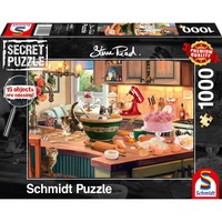 Schmidt Spiele Puzzle Steve Read: Am Küchentisch Secret Puzzle