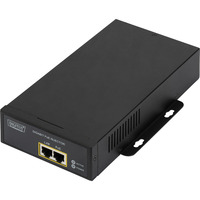 Digitus Gigabit Ethernet PoE++ Injektor 802.3at, 95 W, PoE-Injektor schwarz
