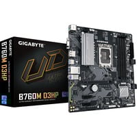 GIGABYTE B760M D3HP, Mainboard schwarz/grau