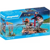 PLAYMOBIL 71794 Pirates Schatzbergung auf Piratenfloss, Konstruktionsspielzeug 