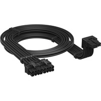 Corsair Typ 4 > 90°-12V-2x6-GPU-Stromkabel (Stil A) schwarz, 65cm, Sense Pins unter dem 12-poligen Anschluss