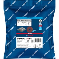 Bosch Professional X-LOCK Expert R781 Prisma Ceramic Fiberschleifscheibe, Ø 180mm, K36 25 Stück, Bohrung 22,23mm