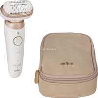 Braun Silk-épil 9-011 3D SensoSmart, Epiliergerät weiß/roségold