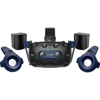 HTC Vive Pro 2 Full Kit, VR-Brille blau/schwarz, inkl. Controller und Basisstationen 2.0