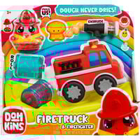 MGA Entertainment DohKins Firetruck & Firefighter, Kneten 