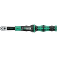 Wera Drehmomentschlüssel mit Durchsteckvierkant Click-Torque Lock A 5 R/L schwarz/grün, Abtrieb 1/4", 2,5 bis 25Nm
