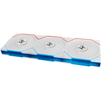 Lian Li UNI FAN TL FLEX 120 Wireless, Gehäuselüfter weiß, Reverse, 3er Pack mit Controller, 120 mm