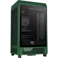 Thermaltake The Tower 200 Racing Green, Tower-Gehäuse dunkelgrün, Tempered Glass