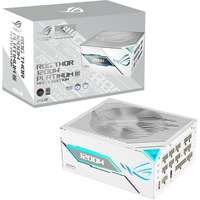 ASUS ROG Thor 1200W Platinum III White Edition (ROG Equalizer), PC-Netzteil schwarz, 1x 12 Pin High Power GPU, 4x PCIe, Kabelmanagement, 1200 Watt