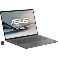 ASUS Zenbook A14 (UX3407QA-QD220W), Notebook grau, Qualcomm Snapdragon X X1-26-100, Qualcomm Adreno GPU, 32 GB LPDDR5X, 1 TB (1 TB SSD), Windows 11 Home 64-Bit