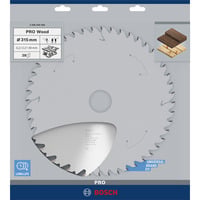 Bosch Professional PRO Wood Kreissägeblatt, Ø 315mm, 28Z Bohrung 30mm, für Tischkreissägen
