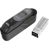 Braun Fieberthermometer ThermoScan 7 schwarz, Infrarot-Ohrthermometer