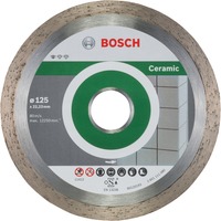 Bosch Professional Diamanttrennscheibe Standard for Ceramic, Ø 125mm 10 Stück, Bohrung 22,23mm