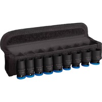 Bosch Professional PRO Impact Steckschlüsseleinsatz-Set 1/4", 9-teilig schwarz, Standard