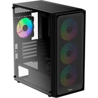 Ocypus Gamma C50 ARGB , Tower-Gehäuse schwarz, Tempered Glass