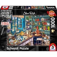 Schmidt Spiele Steve Read: Secret Puzzles - Künstler-Atelier 1000 Teile