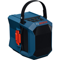 Bosch GPB 18V-1 C inkl. Batterieabdeckung, Lautsprecher blau/schwarz, Bluetooth, USB-C, Ohne Akku und Ladegerät