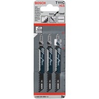 Bosch Professional Stichsägeblatt T 111 C Basic for Wood, 100mm 3 Stück