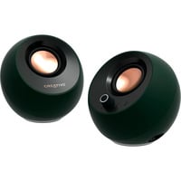 Creative Pebble Pro, PC-Lautsprecher schwarz, Klinke, USB-A/C, Bluetooth, Digitalverstärker, RGB-Beleuchtung