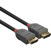 Lindy DisplayPort 1.2 Kabel Anthra Line 10m schwarz, 10 Meter