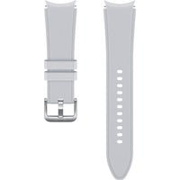 SAMSUNG Ridge Sport Band, Uhrenarmband silber, Samsung Galaxy Watch4, 20 mm, S/M
