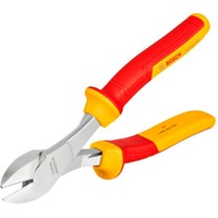 Bosch Professional VDE Kraft-Seitenschneider Professional 200mm, Schneid-Zange rot/gelb