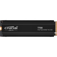 Crucial T700 4 TB, SSD schwarz, PCIe 5.0 x4, NVMe 2.0, M.2 2280, inkl. Aluminium Kühlkörper